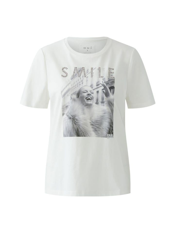 

Oui Футболка с изображением танцовщицы в облаках