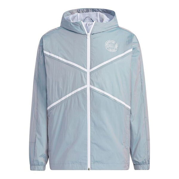 

Куртка adidas neo M Hype Wb Q2 Casual Sports Hooded Jacket Blue, синий