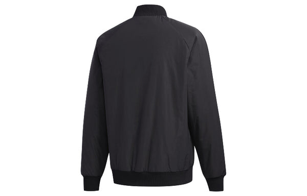 Куртка neo series спортивная двухсторонняя куртка-авиатор Adidas, черный — фото 2