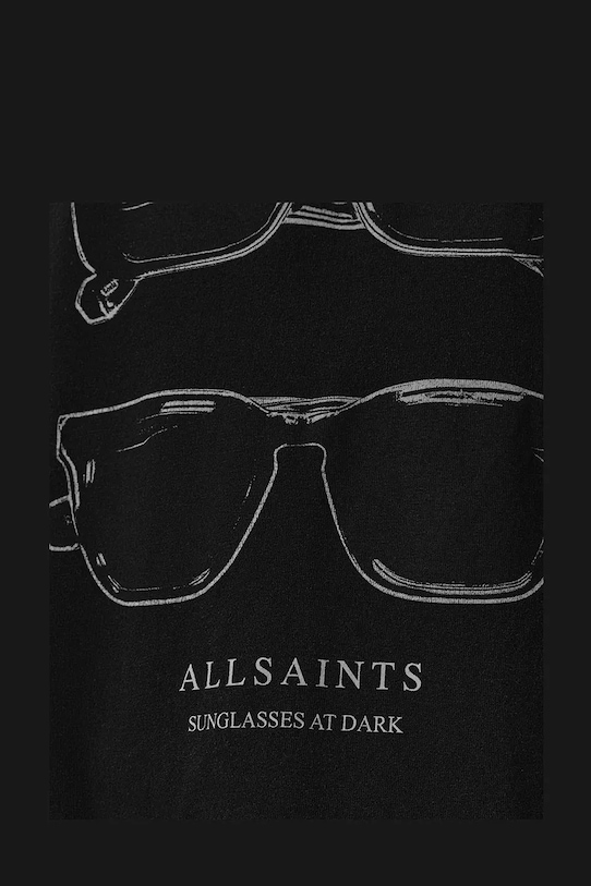 Футболка Allsaints Sunnies, черный — фото 3