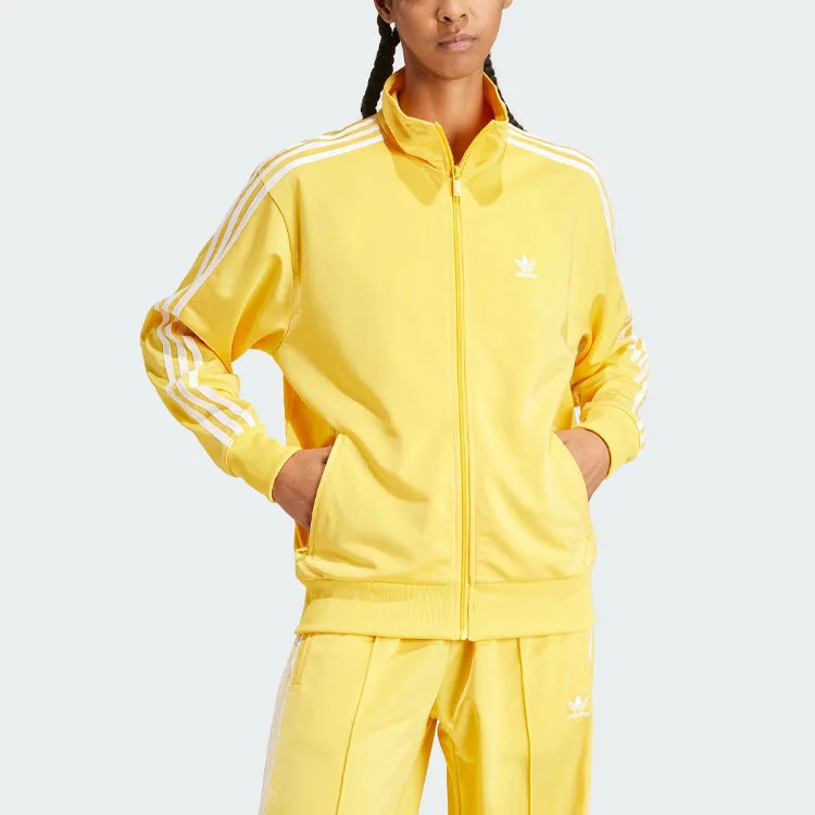 Adidas Originals Adicolor Firebird Track Top куртка женская ярко-желтая — фото 3