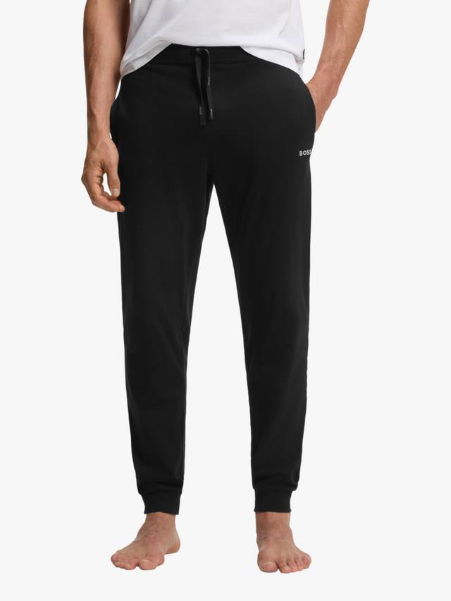 

Брюки для пижамы BOSS из хлопковой смеси с кулиской HUGO BOSS, Black