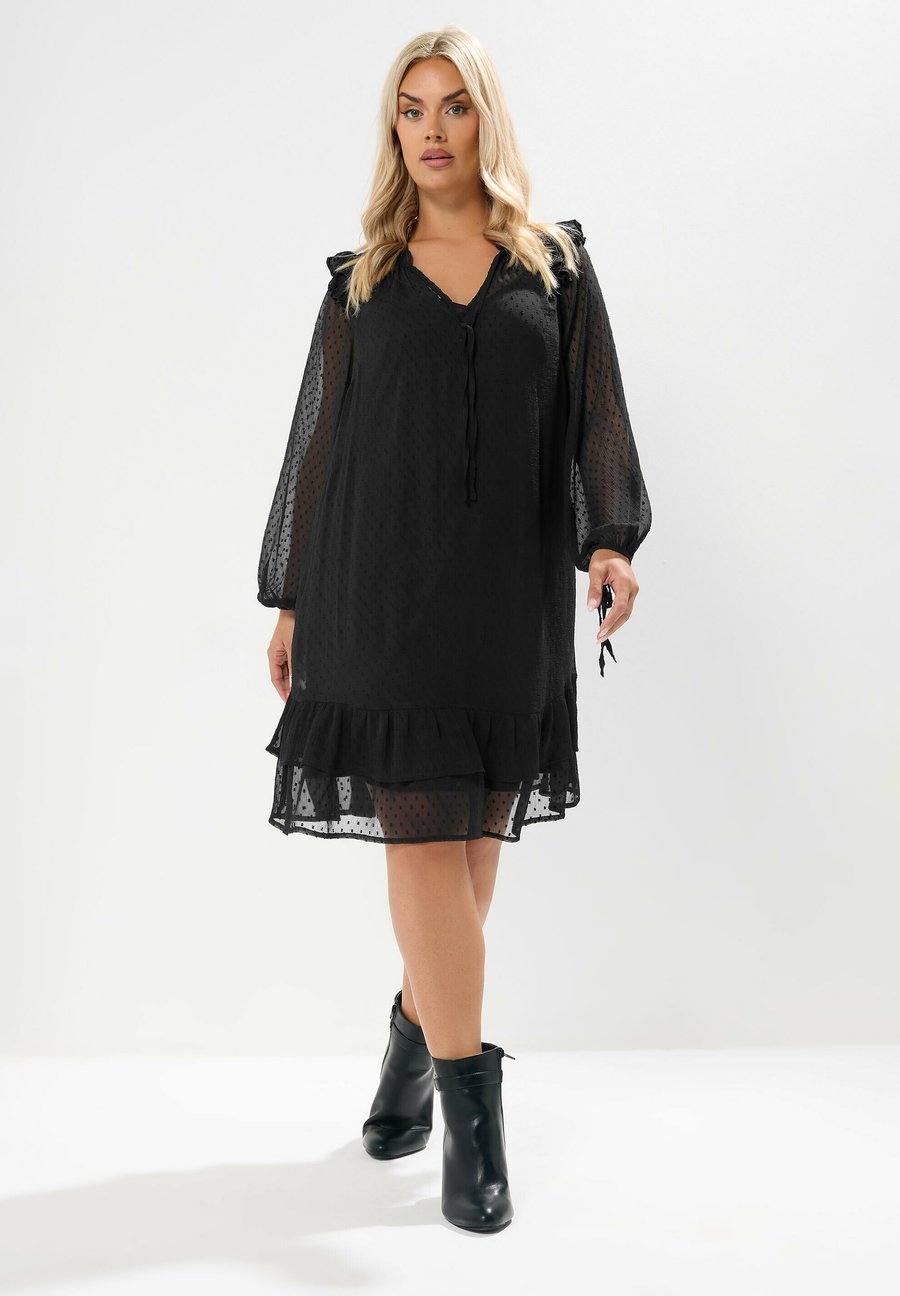 

Платье Yours Clothing DOBBY SMOCK, Black
