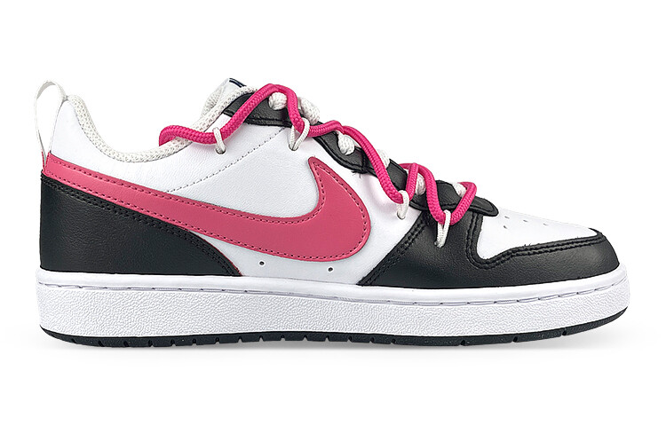 

Кроссовки Nike Court Borough Series Skateboard Shoes Women's Low-Top Pink Black/White