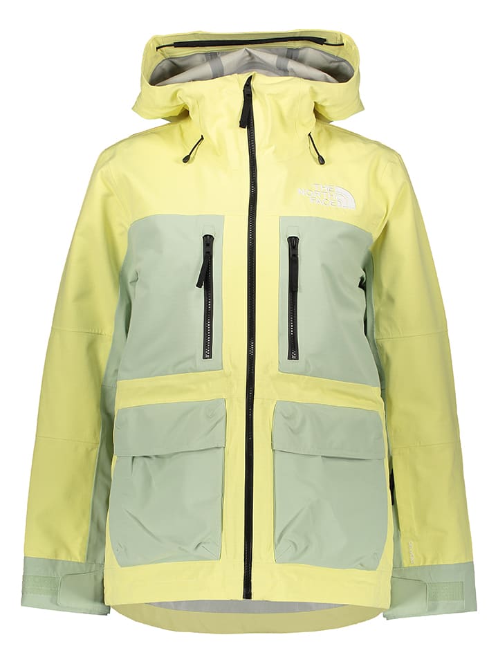 

The North Face Горнолыжная/сноубордная куртка "Dragline" желто-зеленого цвета