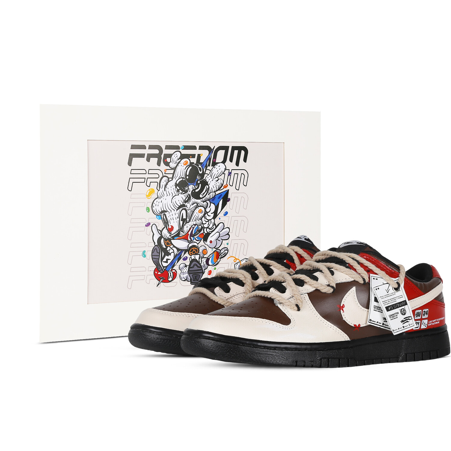 

Кроссовки Nike Dunk Skateboarding Shoes Men Low-top Sorrel, цвет Russet