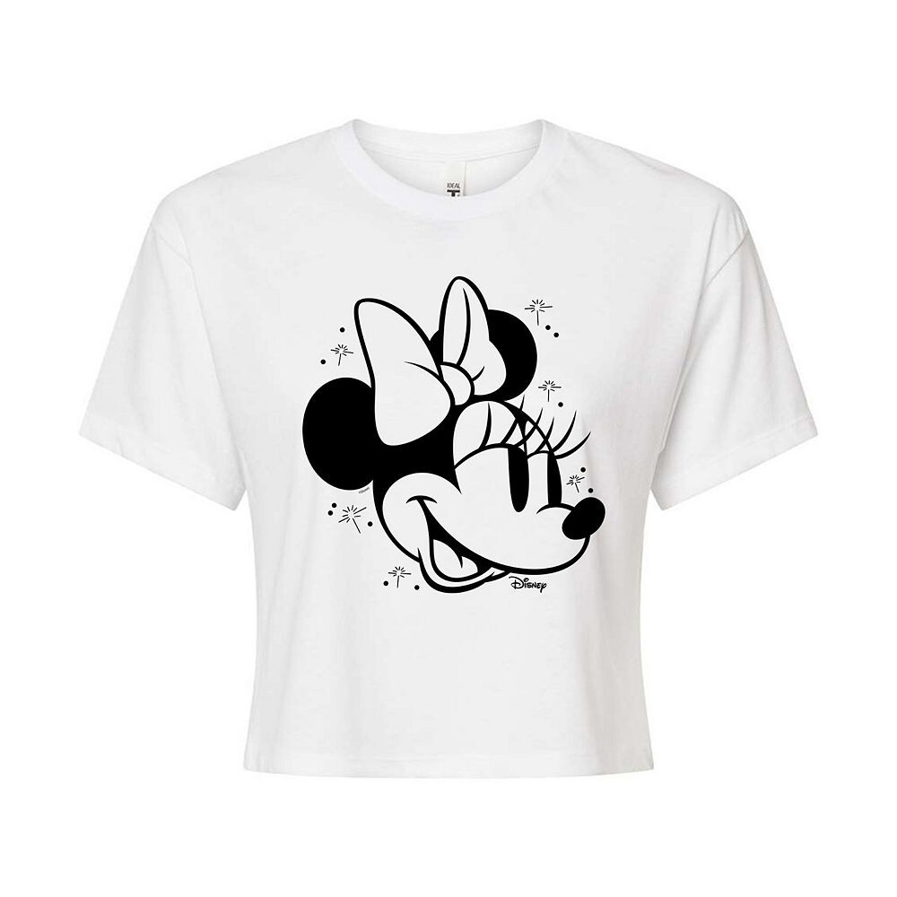 

Укороченная футболка Disney's Minnie Mouse Junior Stars, белый