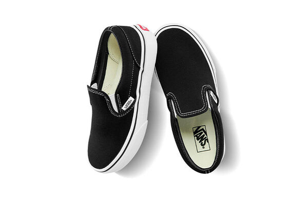 Кроссовки classic slip-on 'black' Vans, черный — фото 4