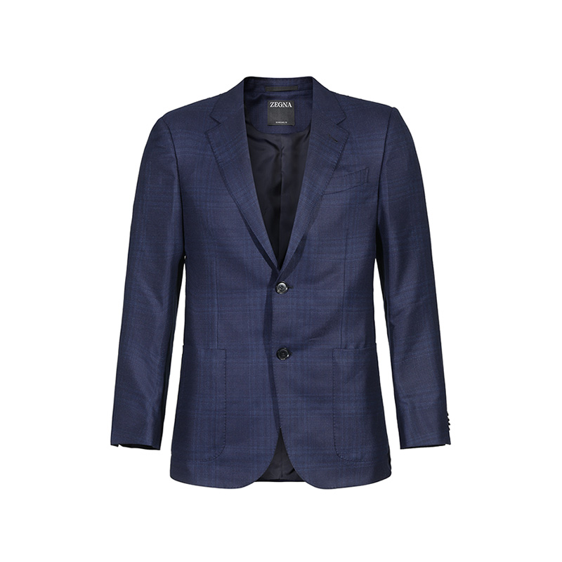 

Ermenegildo Zegna Костюмный пиджак Zegna мужской синий, Blue