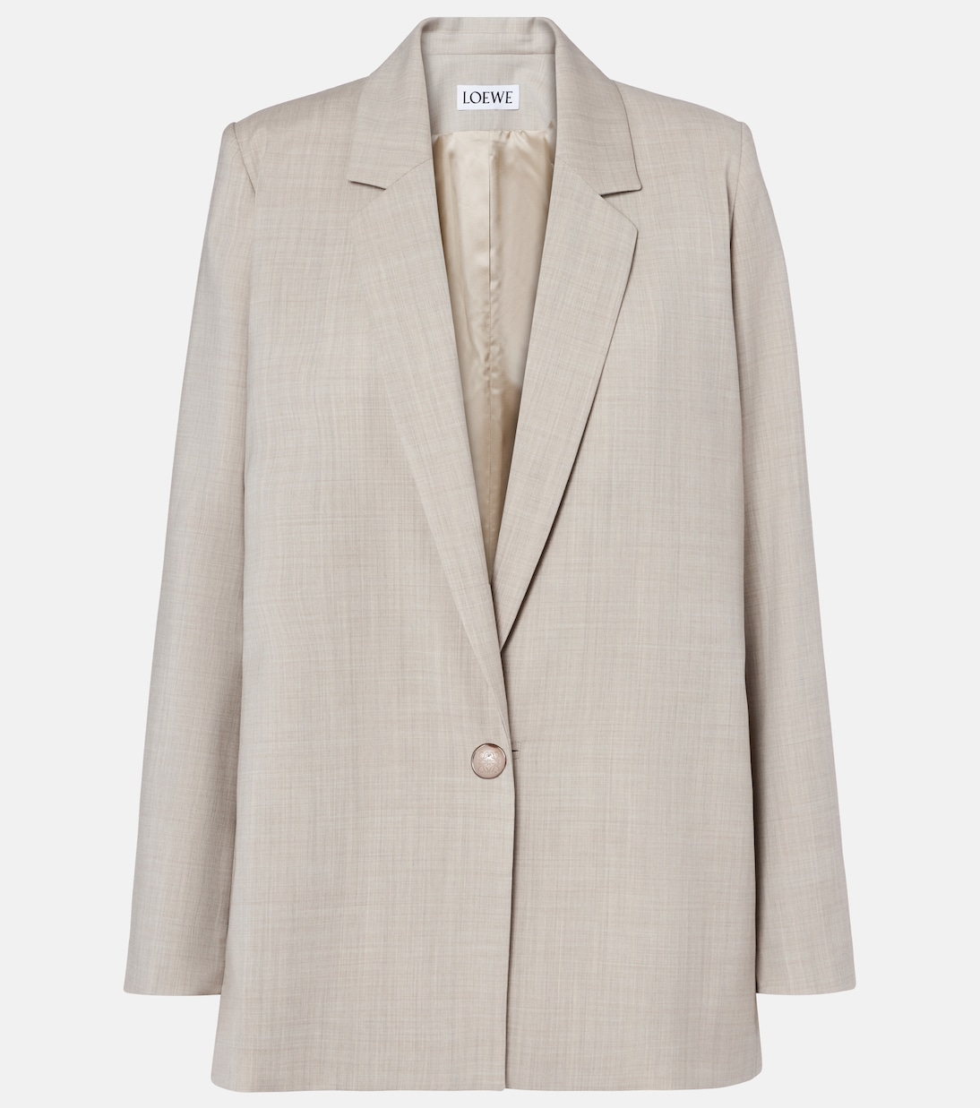 

Шерстяной блейзер Loewe, Light Beige Melange