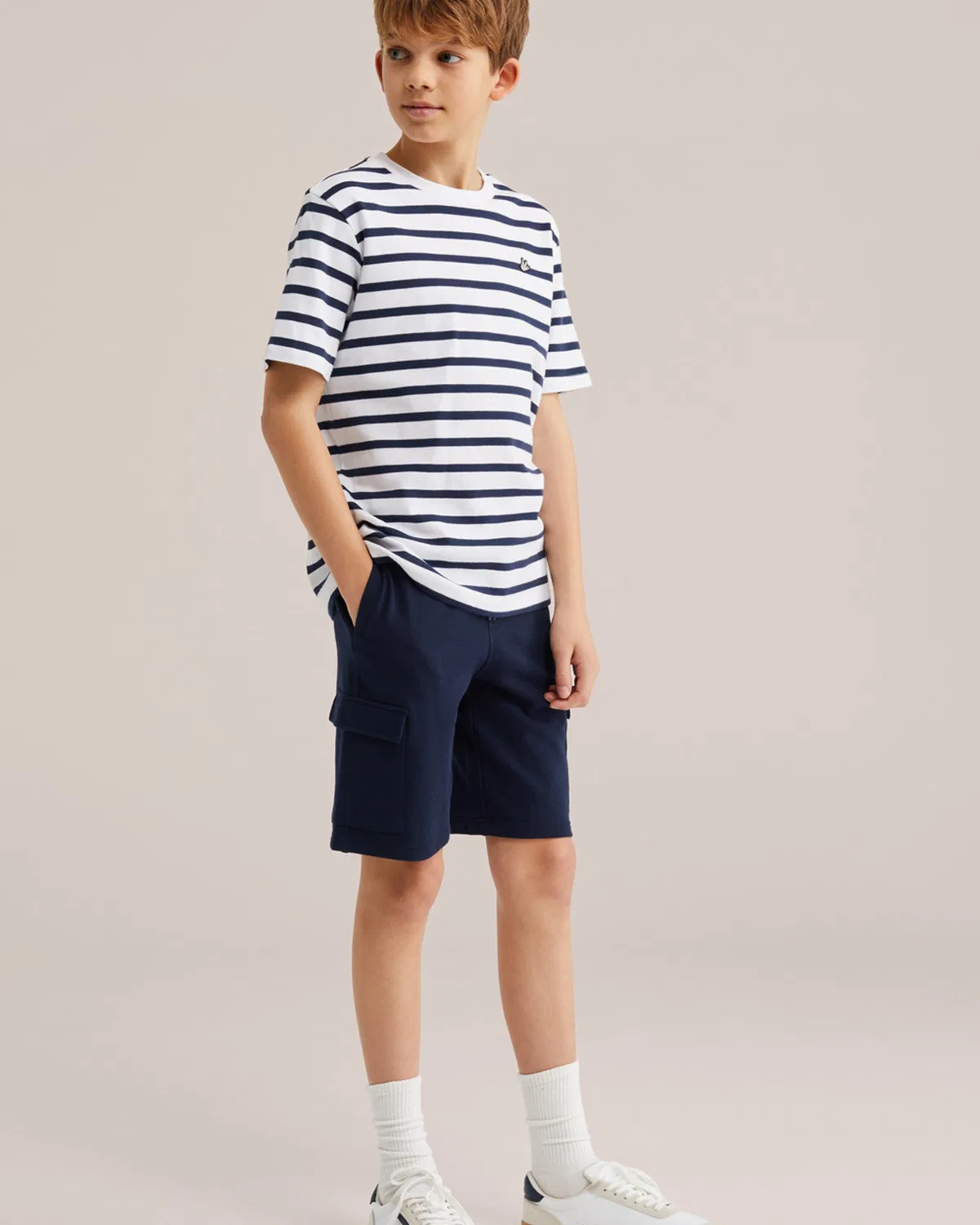Обычные брюки We Fashion, Marine Blue — фото 4