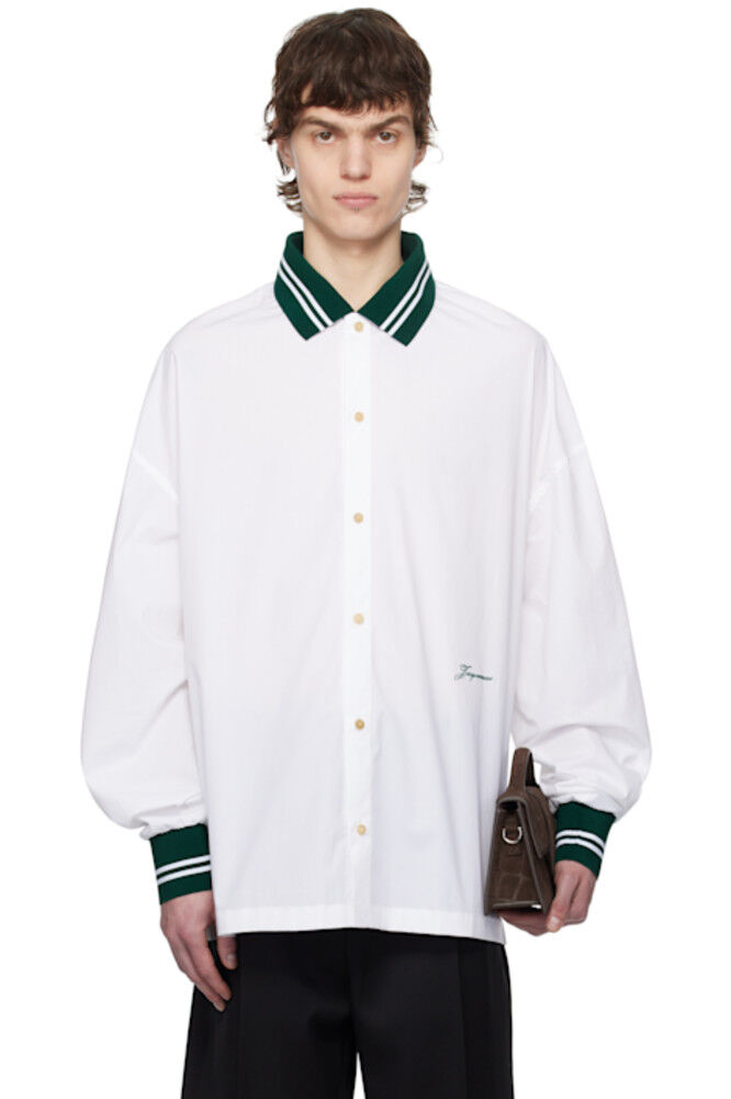 

Белая рубашка La Croisière «The Baseball» с длинным рукавом JACQUEMUS