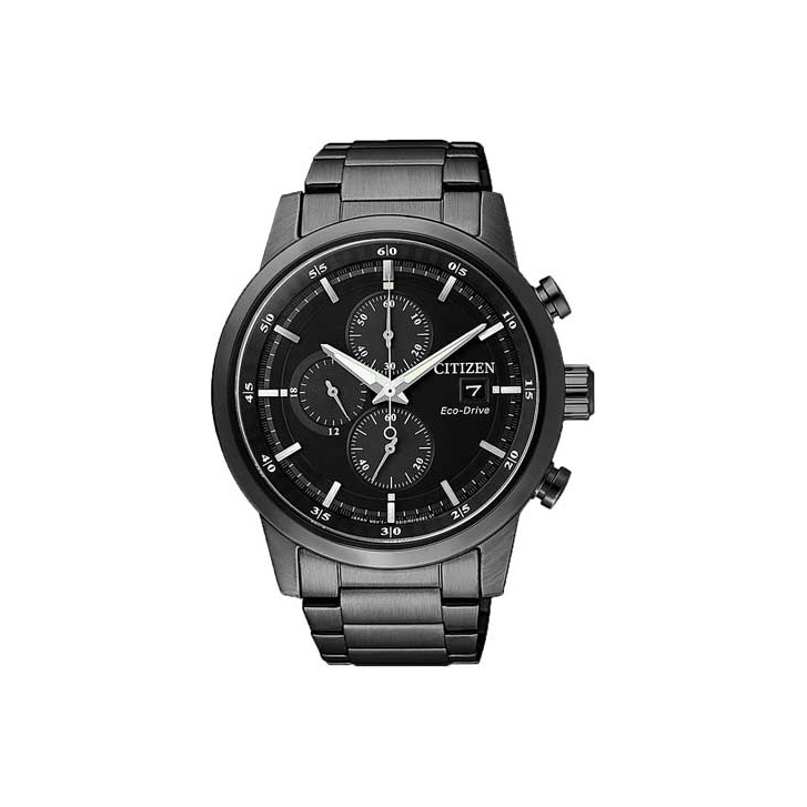 

CITIZEN Часы Ecology Drive Collection Light Powered Quartz Movement Stainless Steel Strap Watch Men's Watch Black Dial, Black Dial