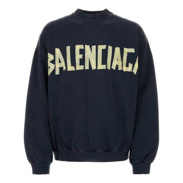 

Свитер tape type crewneck sweatshirt 'blue' Balenciaga, синий