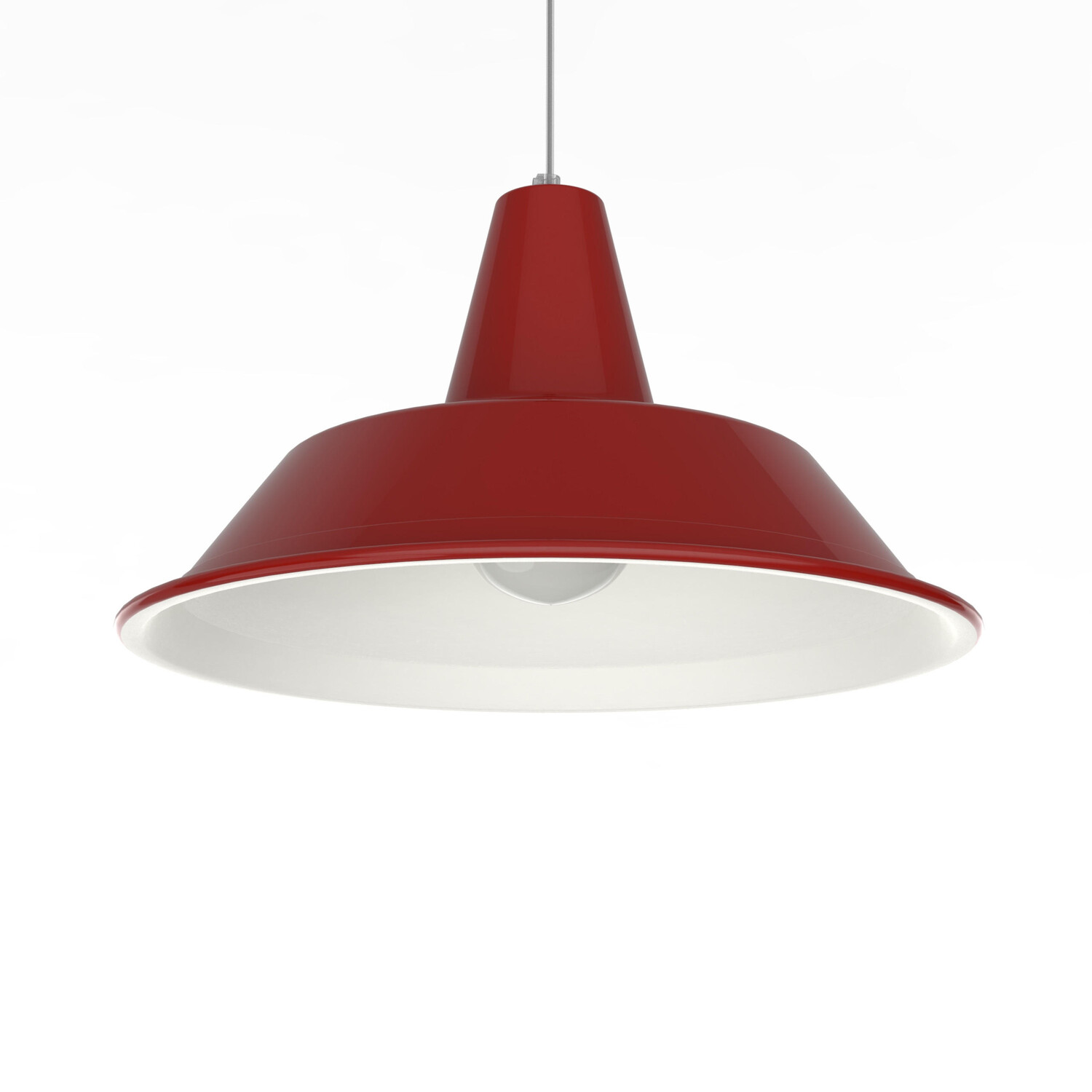 

Подвесной светильник Lumicom, 45x45x25 см, красный