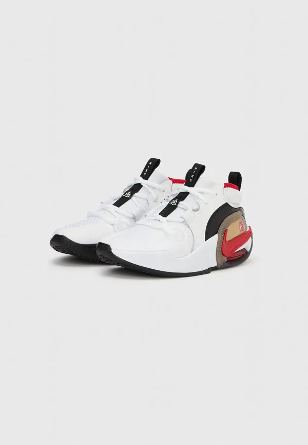 Баскетбольные кроссовки air zoom crossover 2 унисекс Nike Performance, White/University Red/Gold-Coloured/Black — фото 2