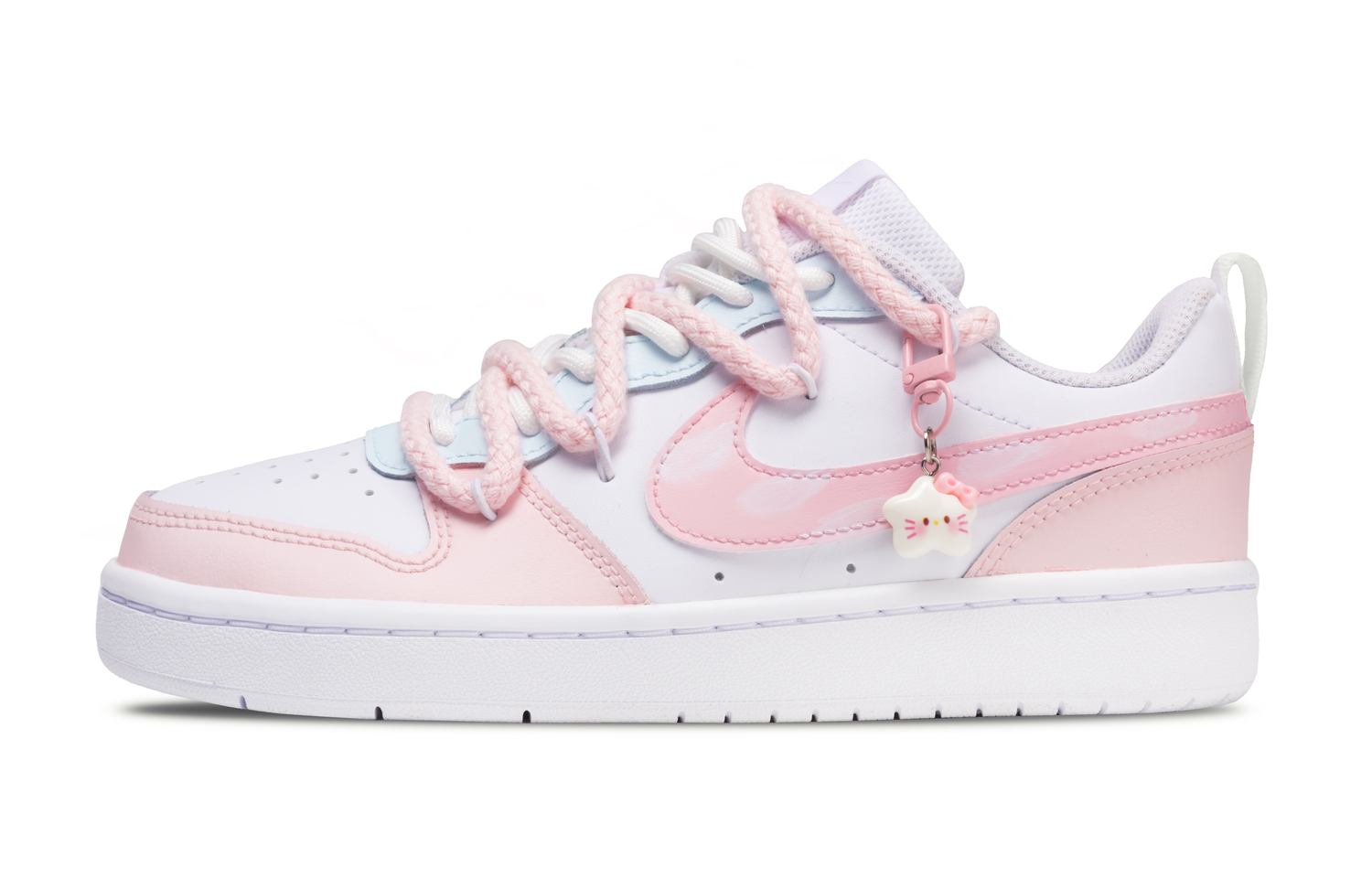 

Детские скейтерские кеды Court Borough Nike, розовый