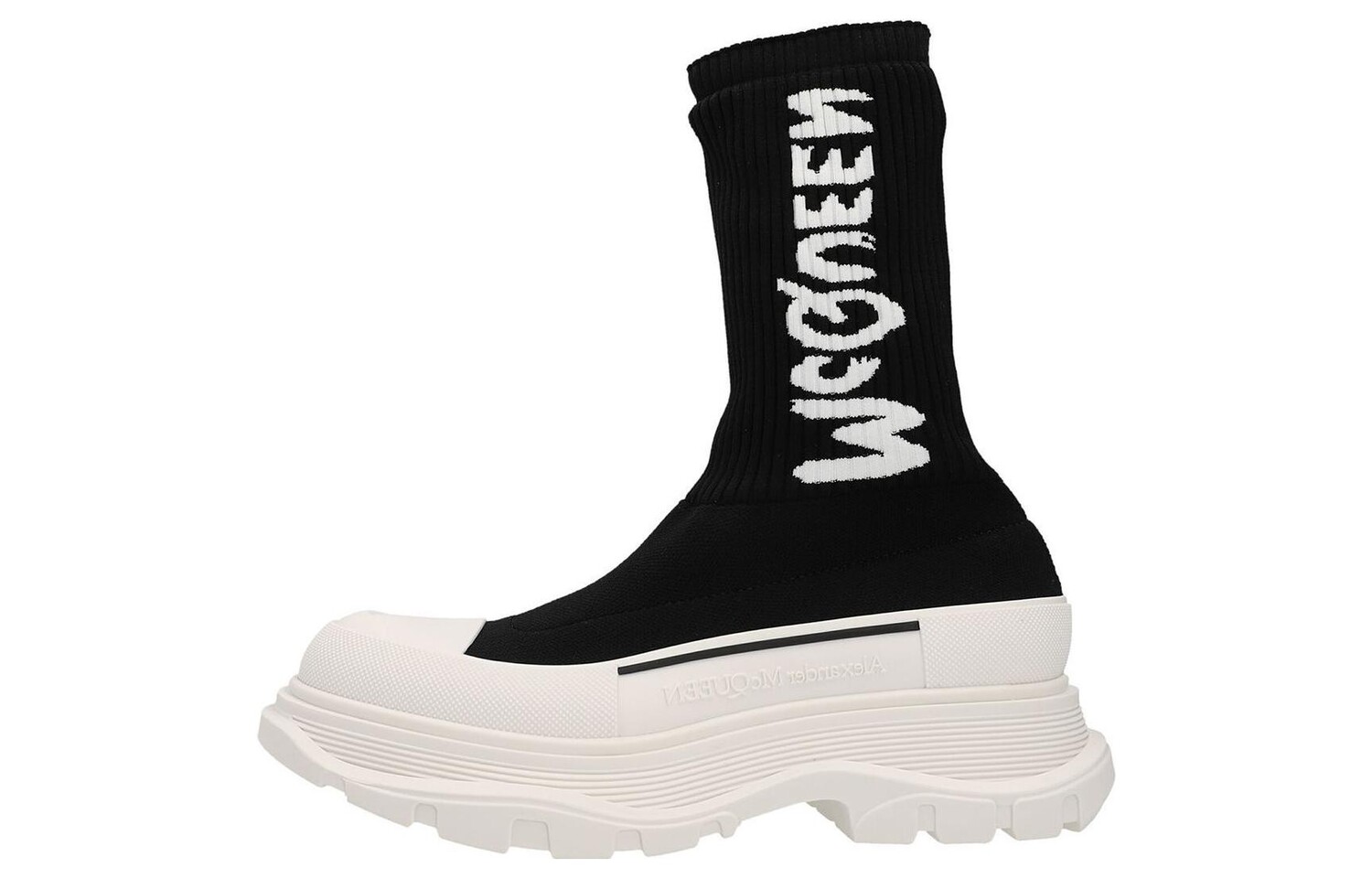 

Женские ботильоны Alexander McQueen, черный/белый