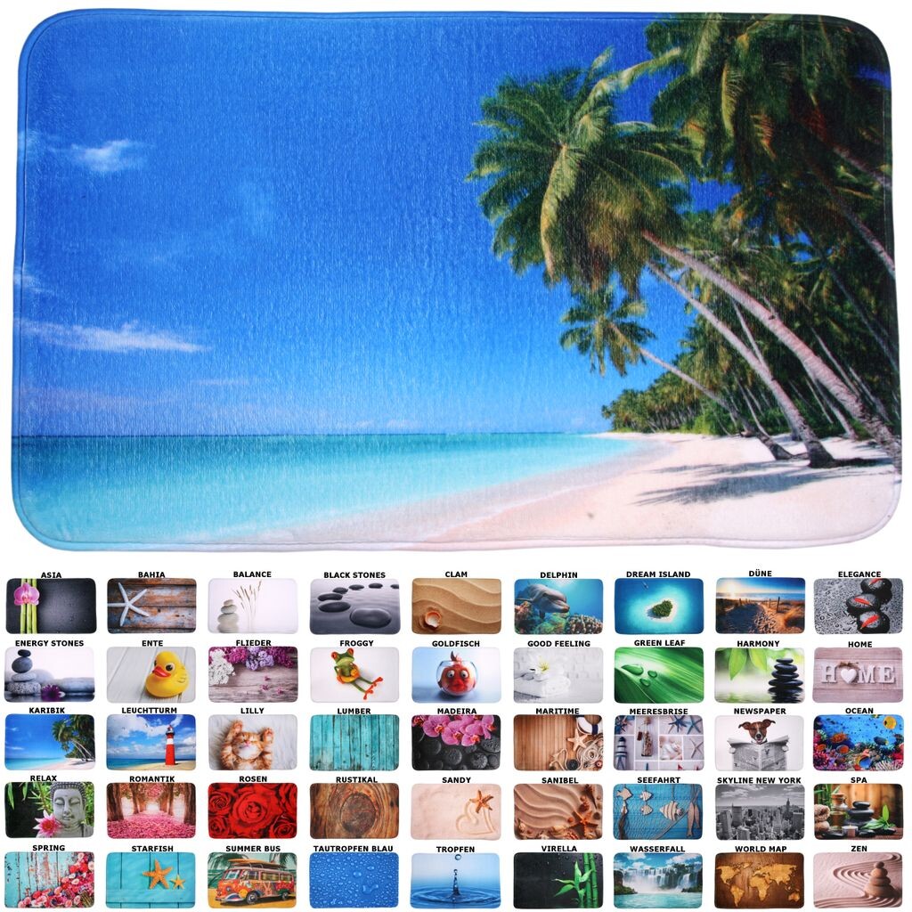 

Коврик для ванной SANILO Caribbean 50 x 80 см, синий