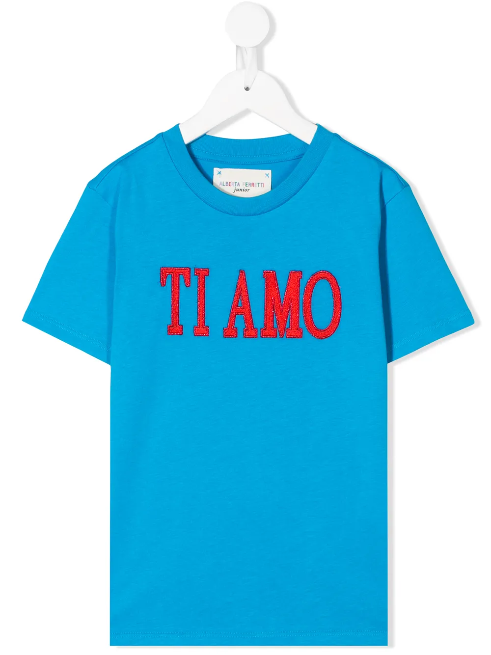 

Футболка Ti Amo Alberta Ferretti Kids, синий