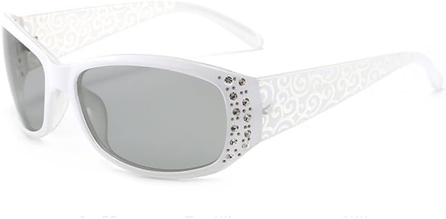 

Женские поляризованные солнцезащитные очки, женские солнцезащитные очки со стразами, очки для вождения, путешествий и активного отдыха, солнцезащитные очки UV400 для женщин Generic, 7 Photochromic