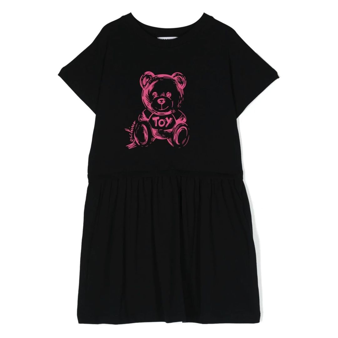 

Платье с логотипом Black Bear Moschino
