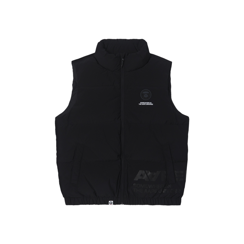 

Пуховая жилетка Aape с логотипом, черный BKX