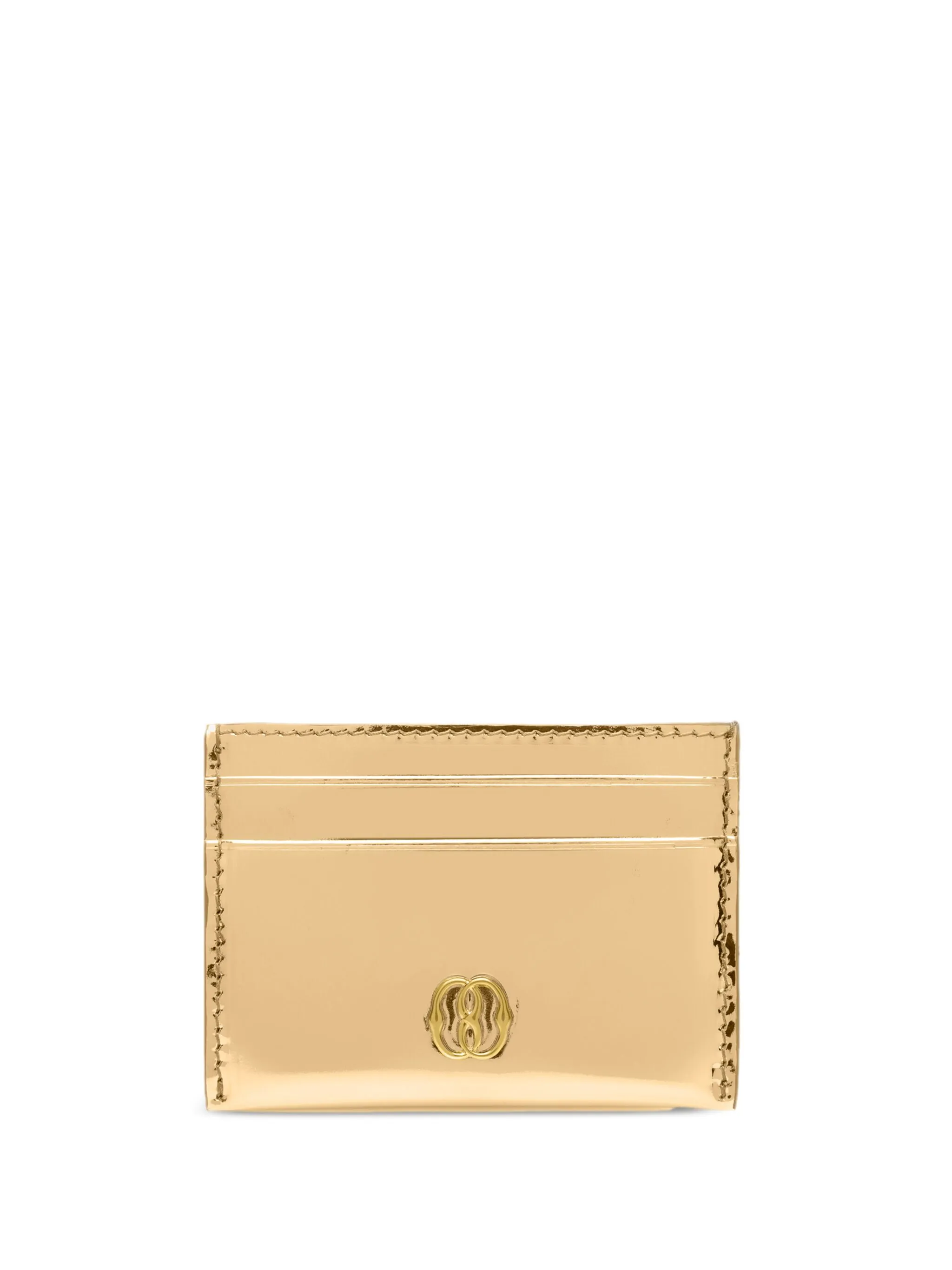 

Кошелек Emblem с эффектом металлик Bally, золотистый