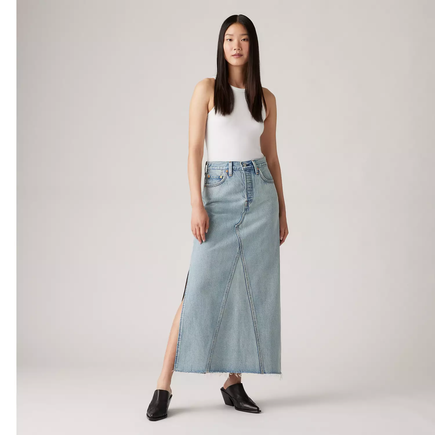 

Длинная юбка Icon Levi's, цвет Not In The Mood Ston - Light Wash