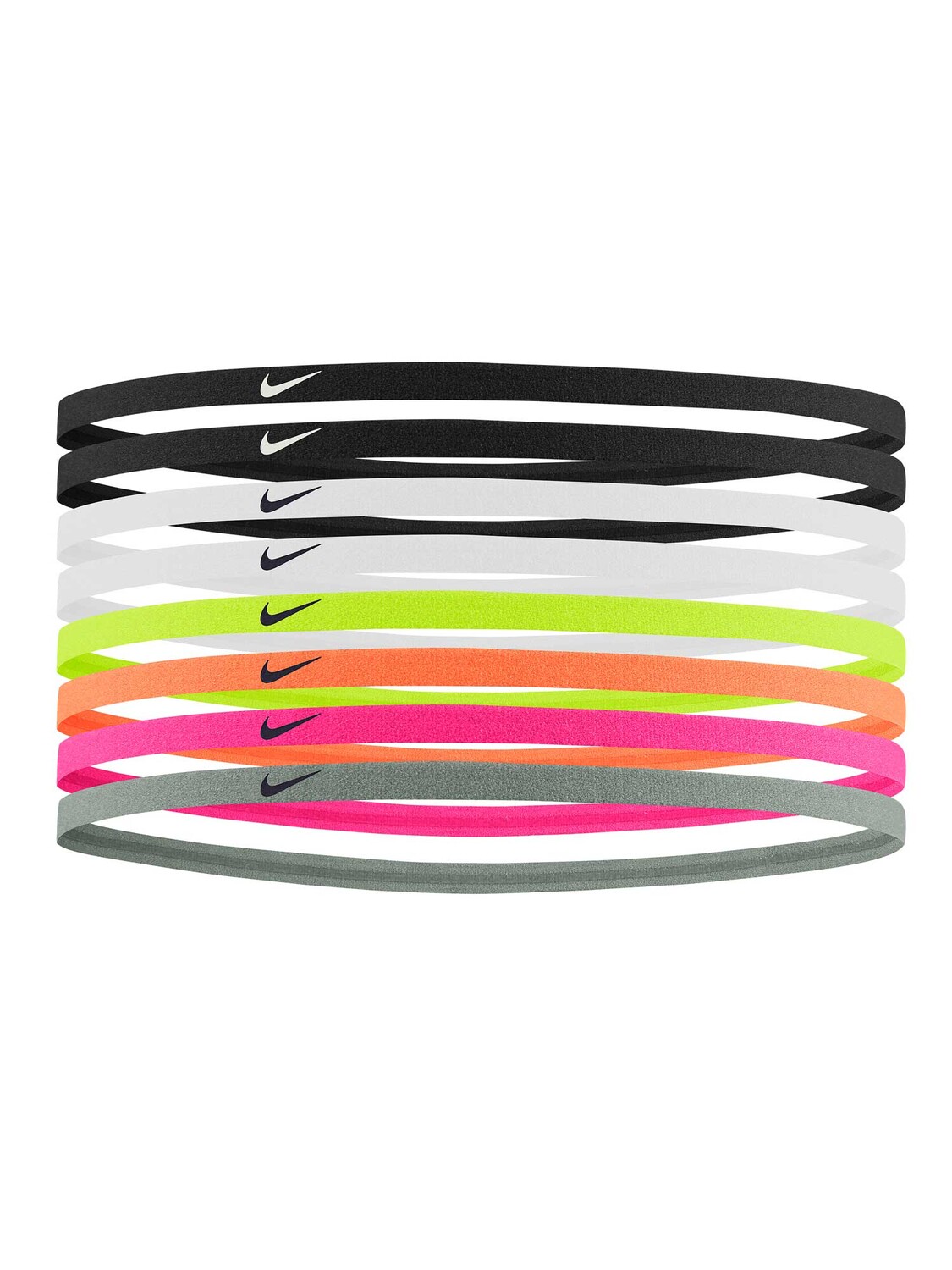 

Повязка на голову Nike SKINNY HEADBANDS 8 PK, черный