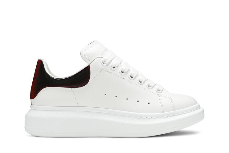 

Кроссовки Alexander McQueen Oversized Sneaker White Lust Red, белый