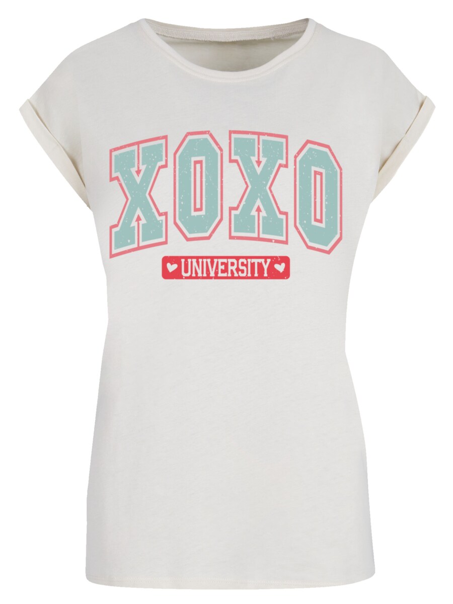 

Рубашка F4NT4STIC Xoxo University Valentinstag, песочный