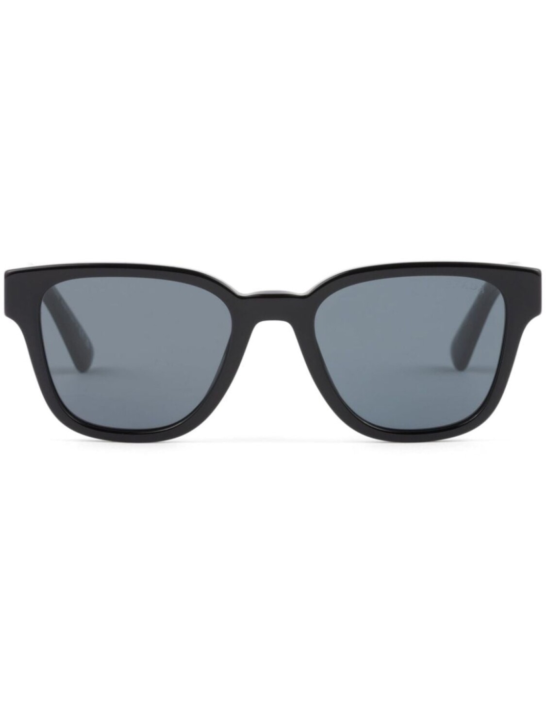 

Prada Eyewear солнцезащитные очки в квадратной оправе с логотипом, черный