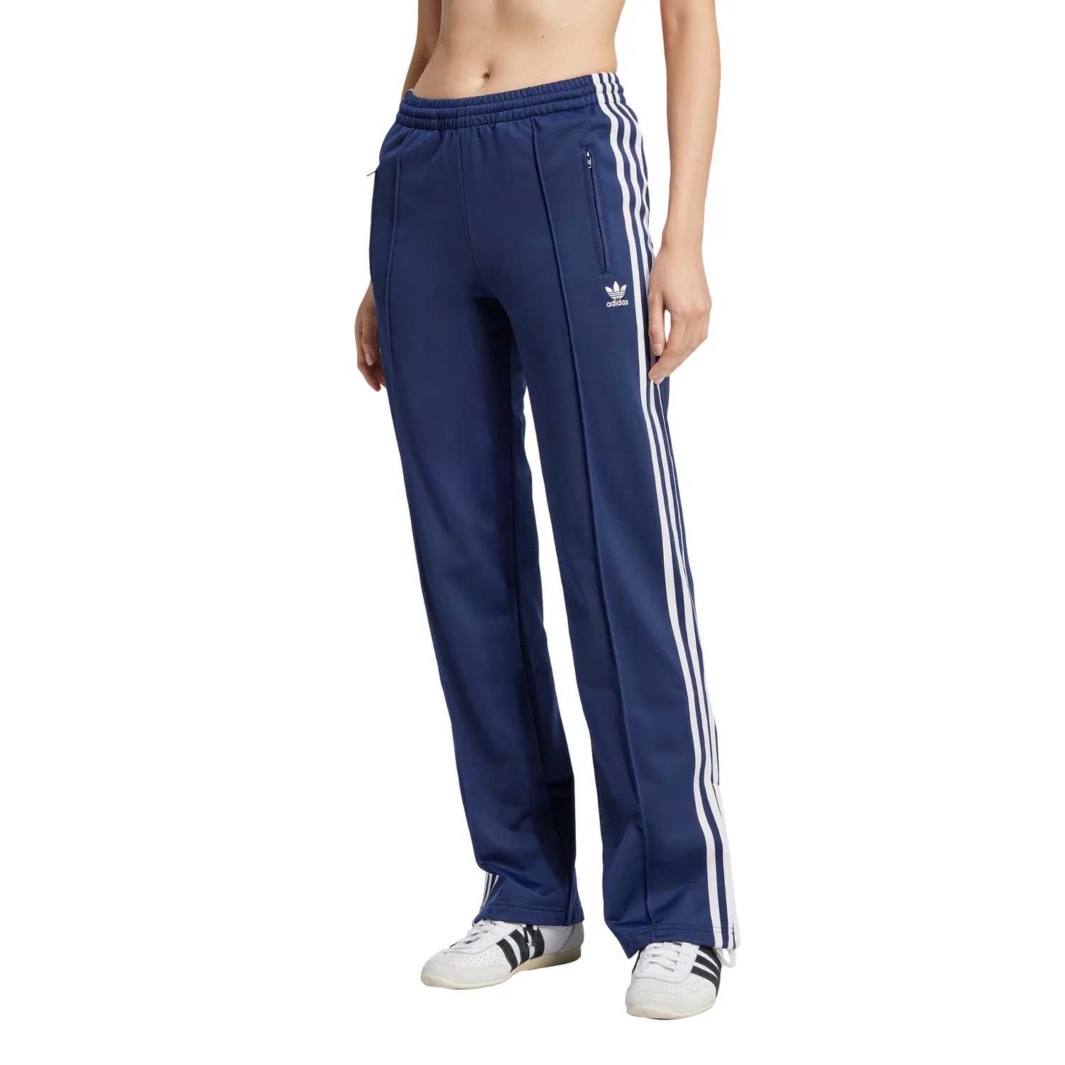 Женские классические спортивные брюки Firebird тёмно-синие от Adidas — фото 4
