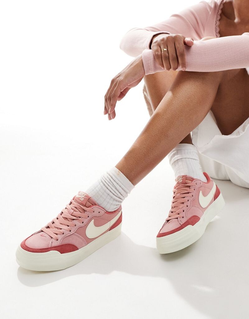 

Nike – Zoom Pogo Plus – розово-белые кроссовки, Розовый, Nike – Zoom Pogo Plus – розово-белые кроссовки