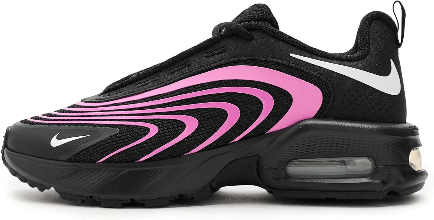 Детские кроссовки Nike Air Max Fire, черный/белый/розовый — фото 3