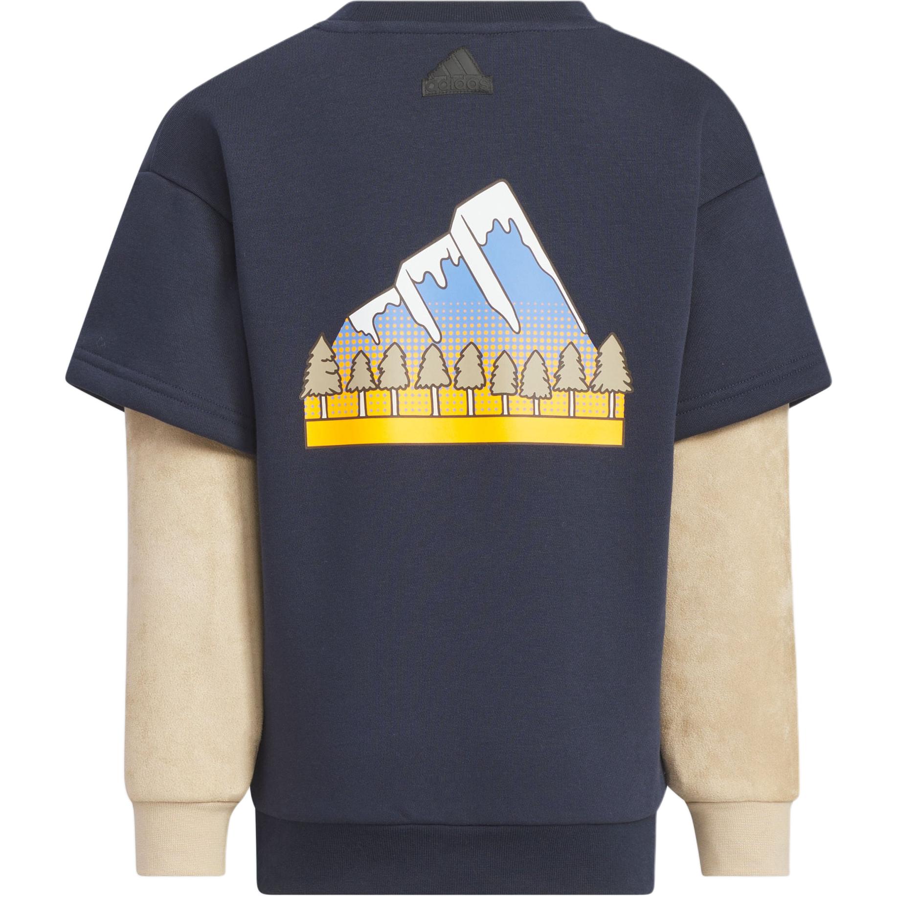 Толстовка FW24 Legend Ink для детей 3-7 лет Adidas — фото 3