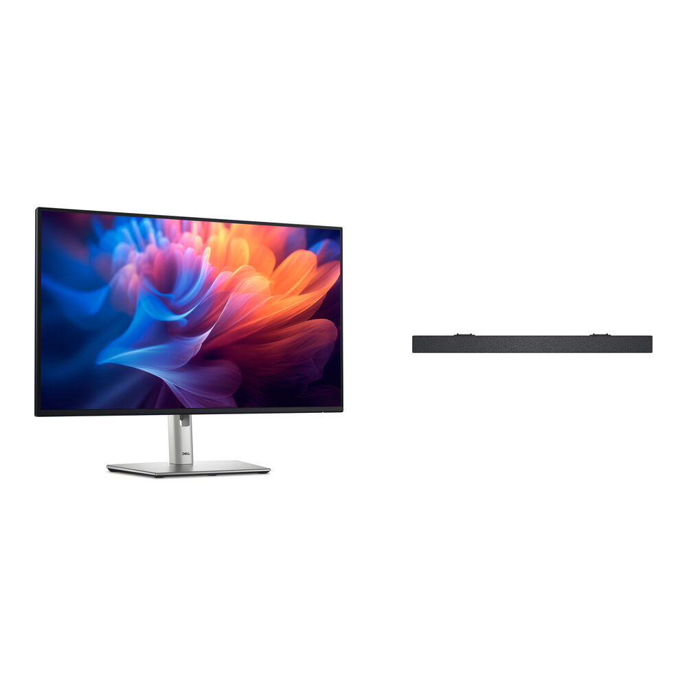 

Комплект монитора Dell P2725H Full HD 27" и тонкой звуковой панели
