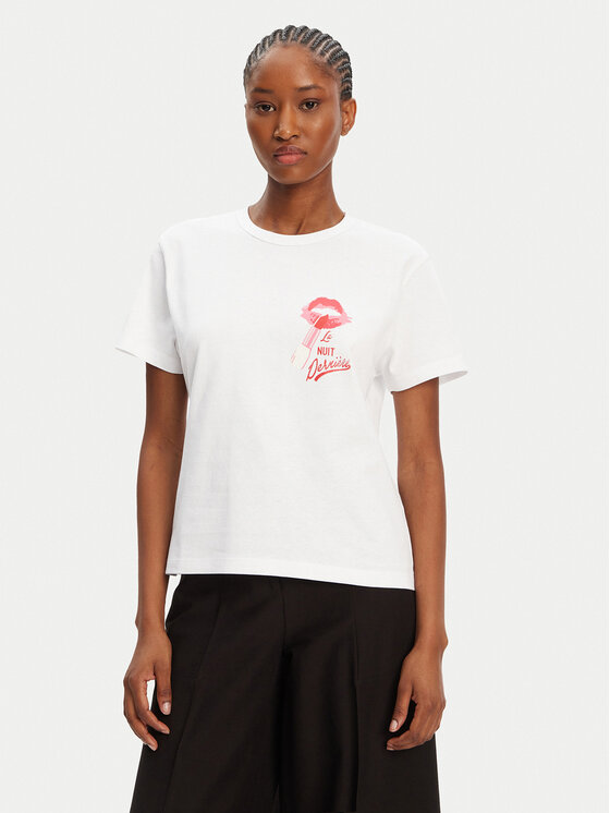 

Футболка relaxed fit Destrel_2 50544897 Hugo, белый