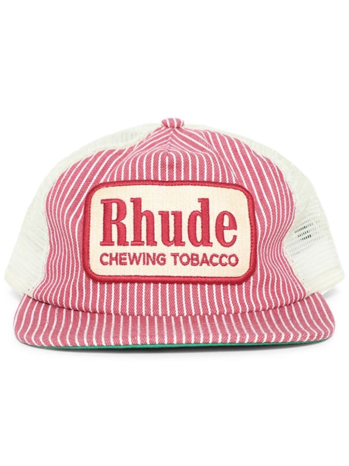 

RHUDE полосатая кепка с вышитым логотипом, красный