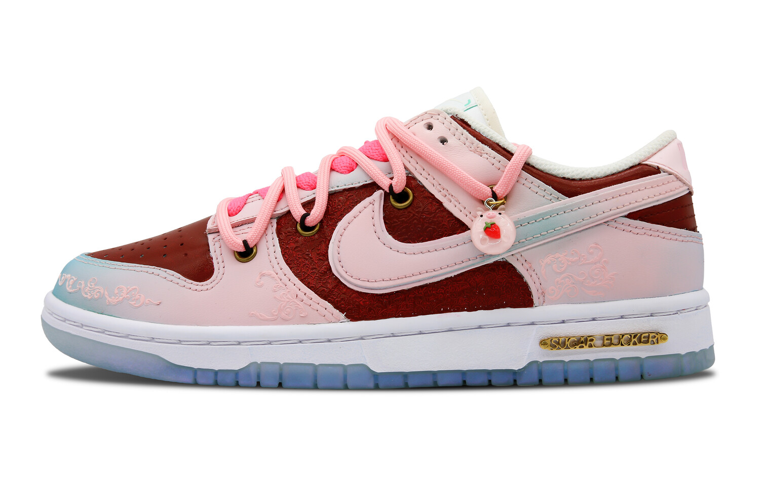 

Кроссовки Nike Dunk Skateboard Shoes Women's Low-Top Pink, Розовый, Кроссовки Nike Dunk Skateboard Shoes Women's Low-Top Pink