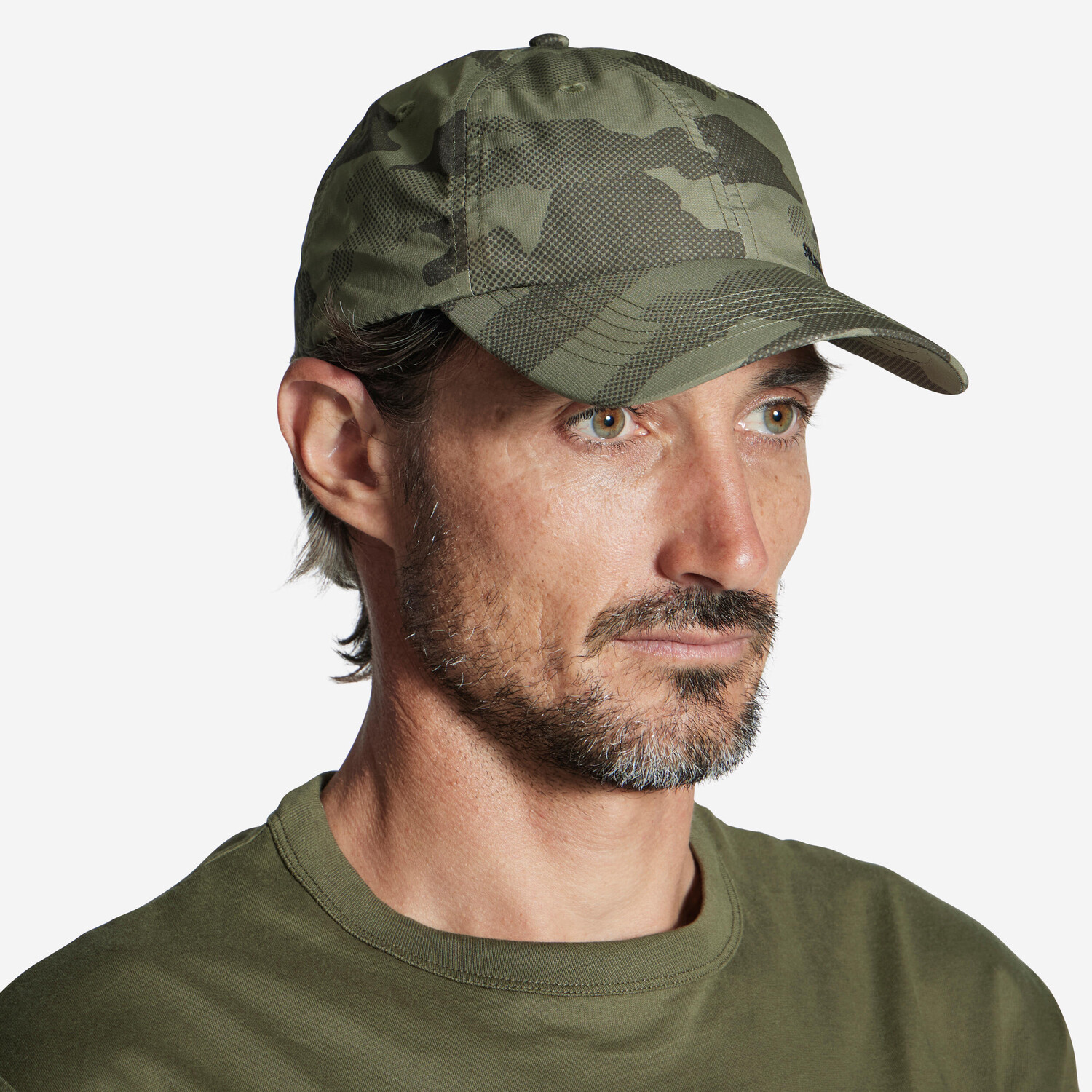 

КЕПКА 100 LIGHT CAMO WOODLAND GREEN Solognac