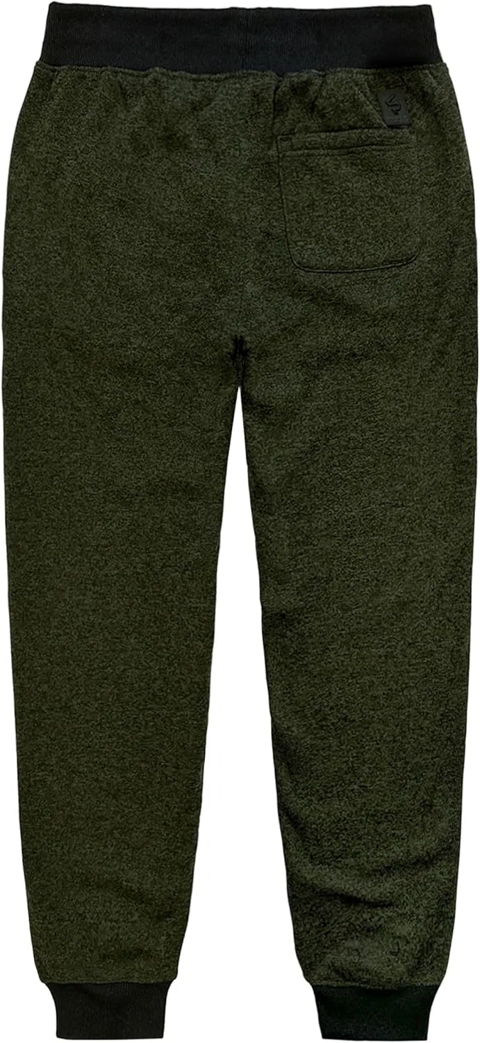 Спортивные брюки Southpole для мальчиков из флиса Active Basic, Marled Olive(New/Logo Patch) — фото 2