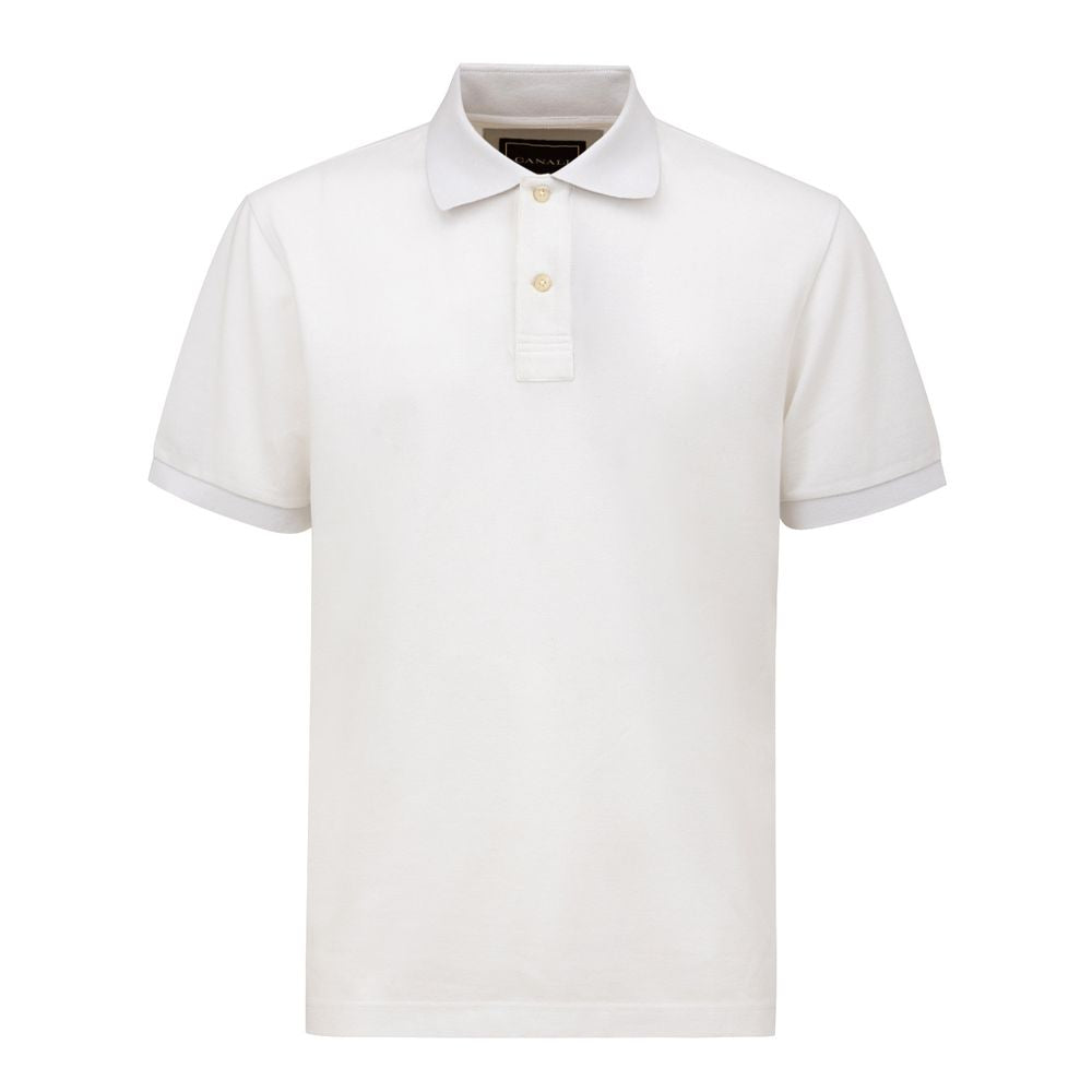 

Мужская рубашка-поло Canali Cotton, белый