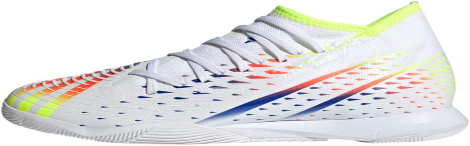 

Футбольные бутсы Adidas Унисекс Взрослые Edge.3 Predator для игры в зале, белый/синий/желтый