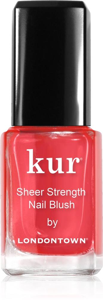 

Где румяна Sheer Strength - это укрепляющее и осветляющее тонированное средство по уходу за ногтями Londontown, atspalvis poppy 12 мл