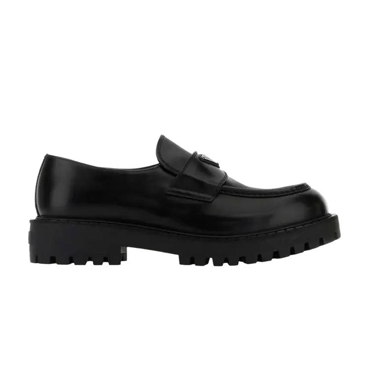 

Кроссовки Prada Logo Plaque Slip-On Loafer 'Black'