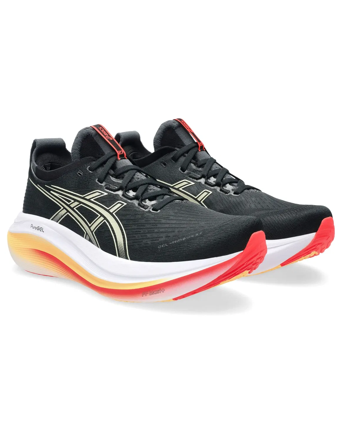 Кроссовки для бега GEL-NIMBUS 27, Asics, черный/хаки