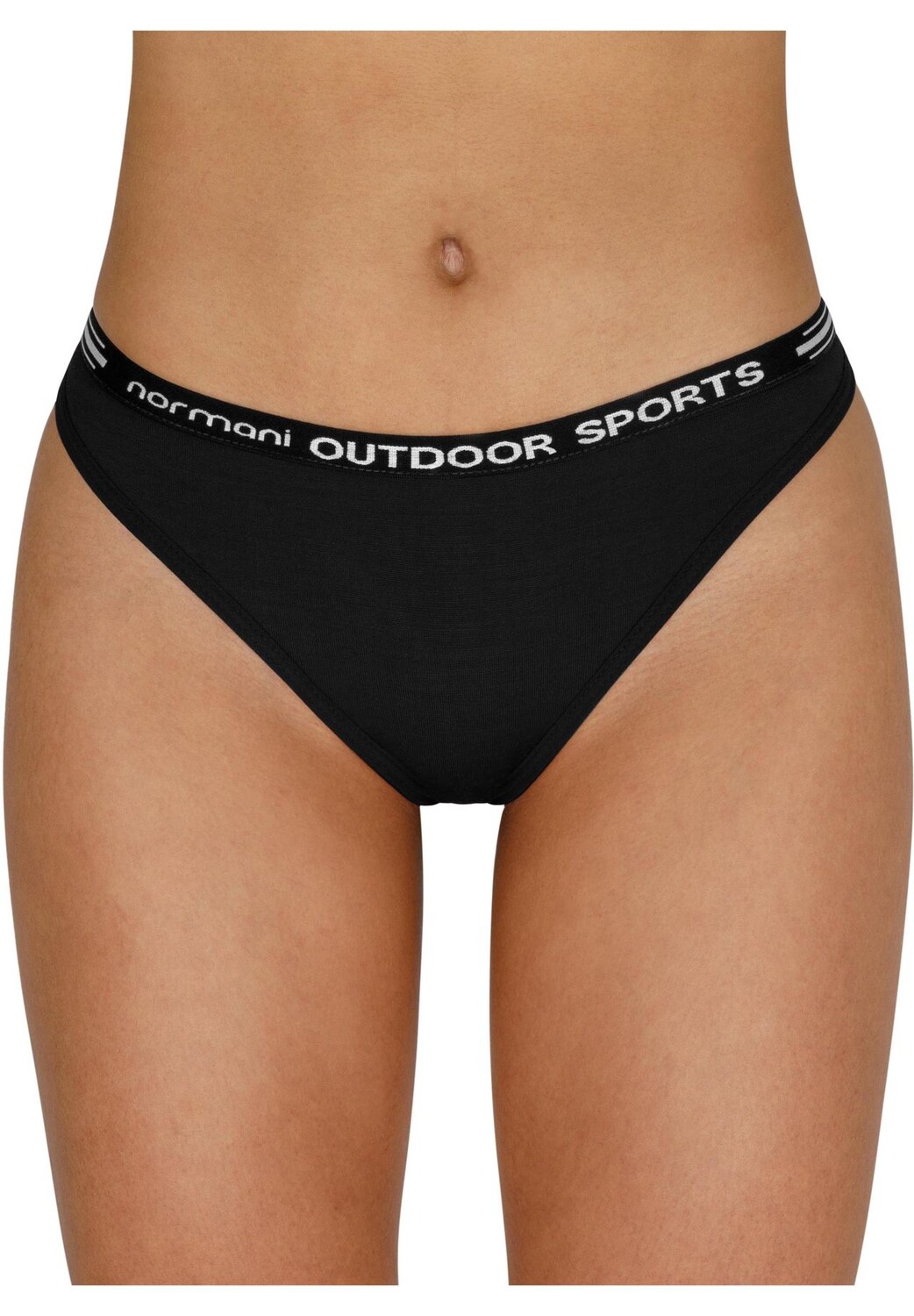 

Женские стринги Даббо из мериносовой ткани normani, черный