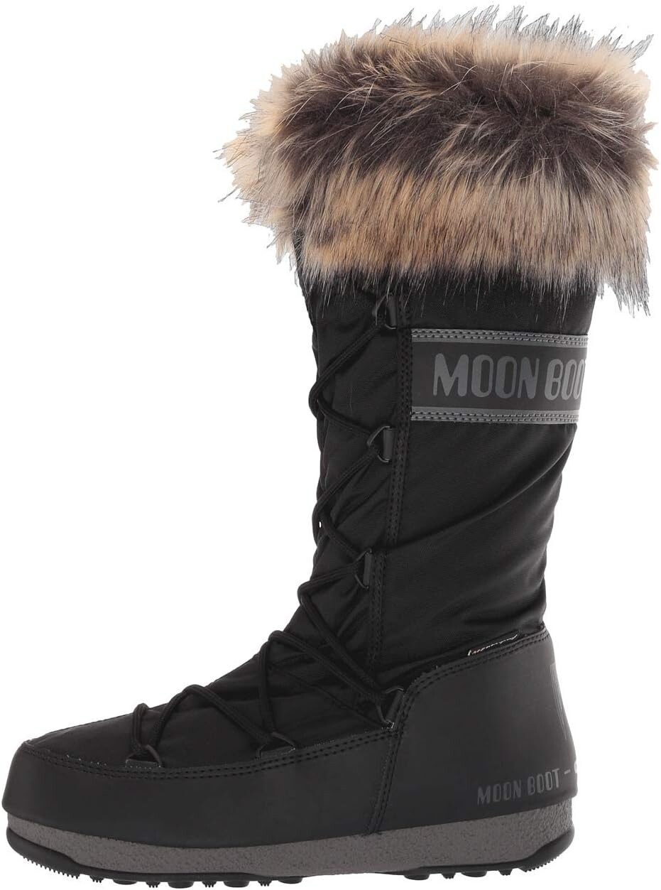 Женские ботинки Moon Boot Monaco для туризма, черный/коричневый/фиолетовый — фото 4